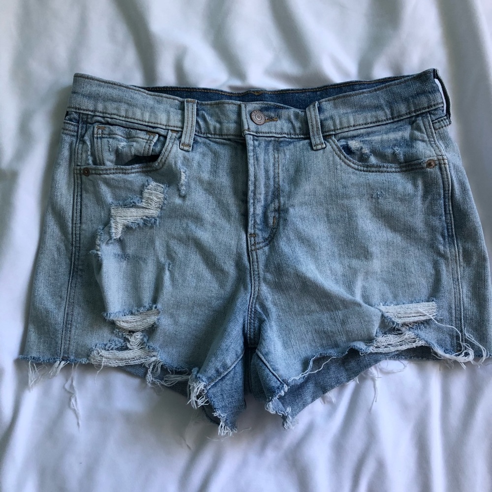 Denim Mid-Rise shorts